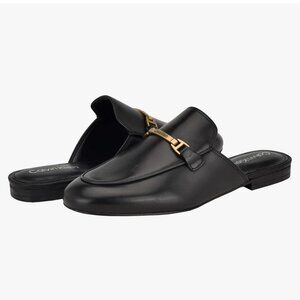 CALVIN KLEIN women's black mules 8.5 NEW!!